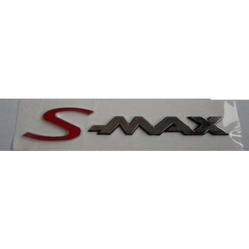 " S-MAX " Chrome ABS Car Trunk Rear Number Letters Badge Emblem Decal Sticker for Ford S MAX