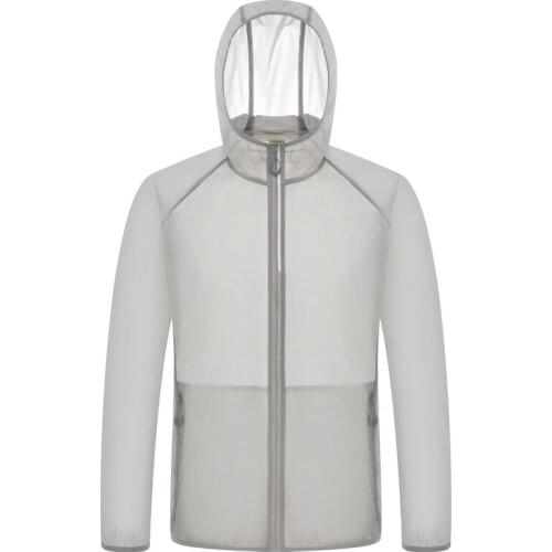 Sun Protection Casual Jacket Ultra-Light Rainproof Top Outdoor Long-sleeved Hooded Clothing Men Women Waterproof Windbreaker