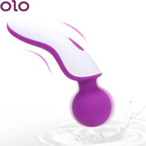 OLO Mini Vibrator Magic AV Wand Clitoris Stimulate Vibrating Massager Stick 9 Speed Female Masturbation Sex Toys for Woman