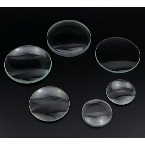 30mm 40mm 50mm Optical Glass Double Convex Concave Glass Lens Focal Length 50mm 75mm 100mm 150 mm 300mm Optics DIY Projector
