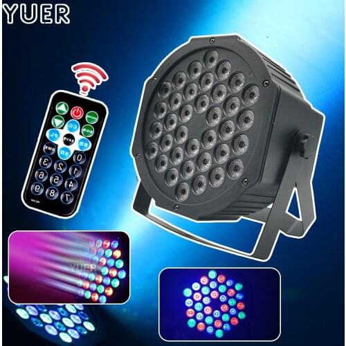 Led Par Light RGB 36x3W Disco Wash Light Equipment 3 /7 Channels DMX 512 Led Uplights Dj Party Stage Lighting Effect Lights