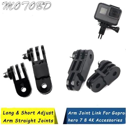 CarliMo For Gopro accessories Pivot Arm Assembly Extension + 4 x thumb knob for go pro Hero 8 7 6 5 4 for xiaomi yi 4K GP05