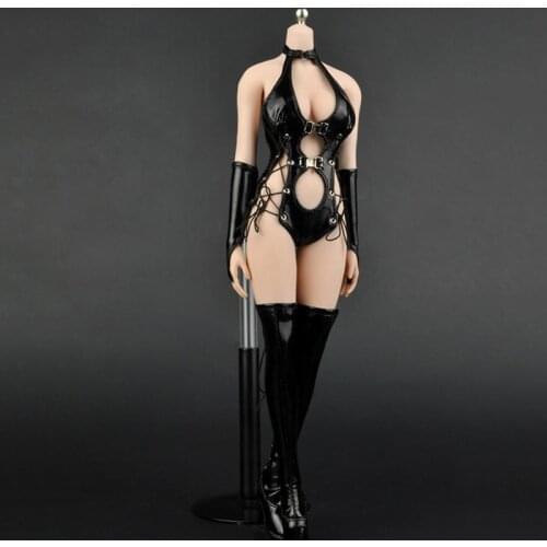 1/6 Scale ZY5009 Female Leather Underwear Clothing Women Sexy Erotic Underwear Clothes For 12" Action Figures Body Doll Toy