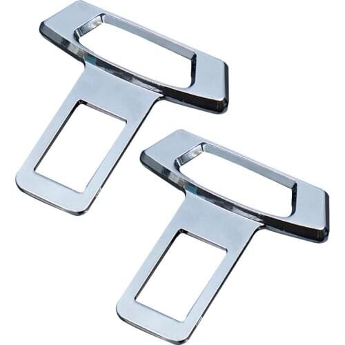 2 Pcs/lot Universal Metal Safety Car Seat Belt Buckles Clip Car Styling Seat Belt Buckle Anti-oxidation High Compatibility Clip