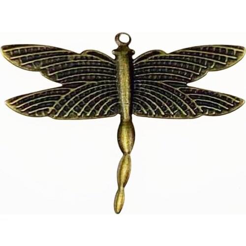 20pcs 28x35mm Metal Flower Filigree dragonfly Crafts Gift Decoration DIY Cosplay Bridal hair accessories Wholesale Charms