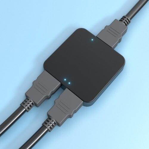 4K*2K 30Hz HDMI-Compatible Splitter Full HD 1080p Video HDMI-Compatible Switch Switcher 1X2 Split 1 in 2 Out 3D For HDTV DVD