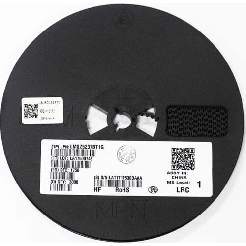 50PCS Zener diode LMSZ5237BT1G 8.2V 0.5W(500mW) SOD-123 LMSZ5237BT1G