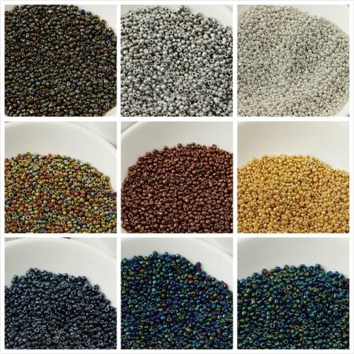 600pcs/Lot 13 Colors 2mm Seed Beads DIY Loose Spacer Mini Glass Czech Seed Mini Beads