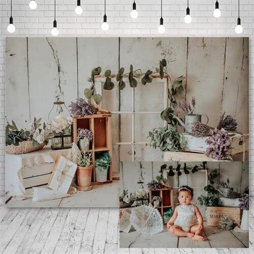 Avezano Photo Backdrop Baby Shower Birthday Party Flower Window Frame Plant Decoration Banner Background Photophone Photo Studio