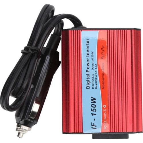 Car Inverter DC12V to AC220V 150W 50Hz Modified Sine Vehicle Power Converter IF-150W