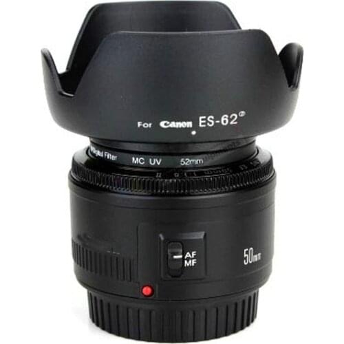 ES 62 II ES-62 II Camera Lens Hood for Canon EOS 500d 550d 600d 650d 700d 100d EF 18-55mm 55-250mm 50mm F/1.8 II Lens ES-62II