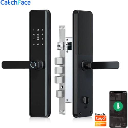 Tuya App Wifi Cerradura Inteligente smart fingerprint door lock fechadura da impressão digital door lock electronic lock