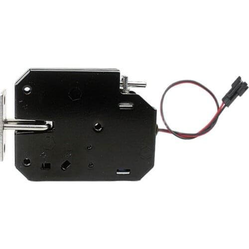 DC 12V 2A Solenoid Electromagnetic Electric Control Cabinet Drawer Lockers Lock Latch Push-Push Design