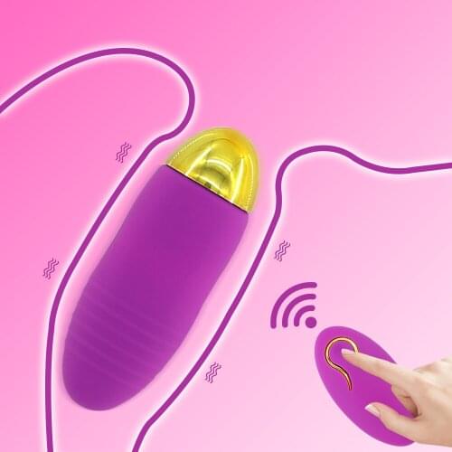 EXVOID 12 Frequency Orgasm G-Spot Massager Remote Strong Vibration Sex Toys for Women Silicone Egg Vibrator Vibrators for Woman