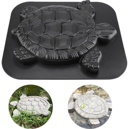 Garden Lawn Turtle Paving Mold Artistic Concrete Cement Tortoise Stepping Stone Mould Mud Road Pavement Brick Stone Forming Mold