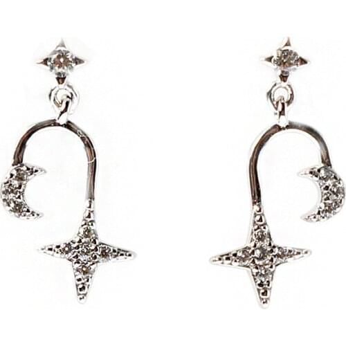 LVE23 classic earrings new arrival romantic lover silver have different colors choose for women jewelry gift girl