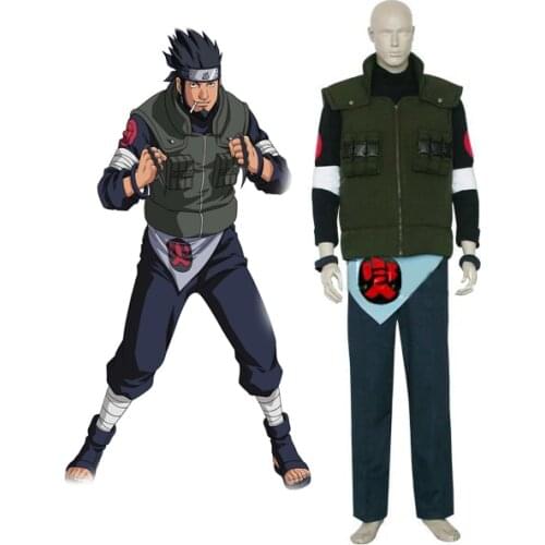 Sarutobi Asuma Cosplay Costume Custom Made Any Size for Unisex