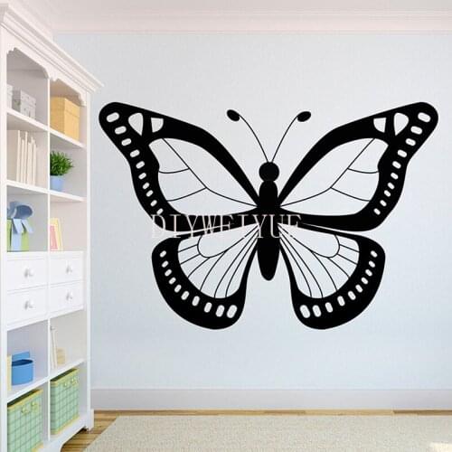 Beautiful Butterfly Decoration Wall Sticker for Bedroom Living Room Wall Tattoo Vinyl DIY Decal Home Decoration Accessories G998