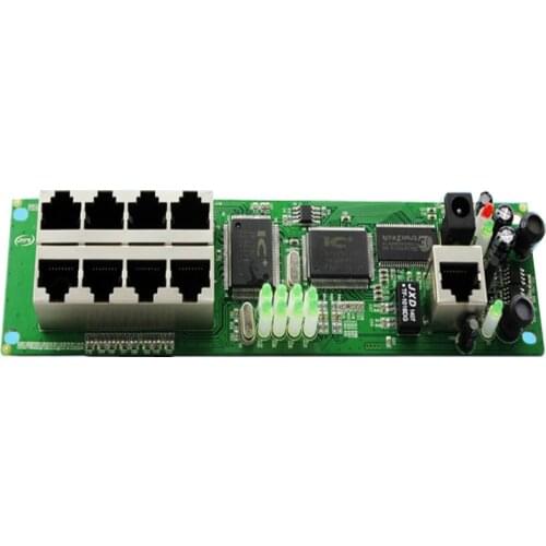 Mini router OEM manufacturer direct sell cheap wired distribution box 8-port router modules OEM wired router module 192.168.0.1