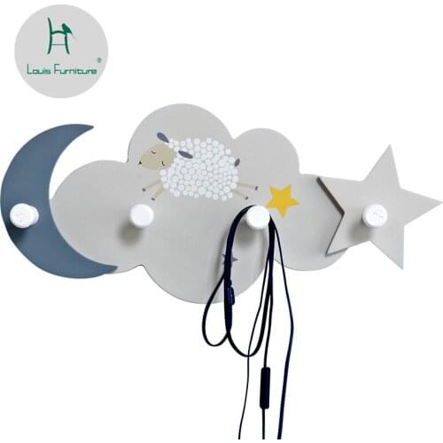 Louis fashion CD &Coat Racks Creative Cartoon Wall Hook Hanger for Childrens Room Clothes and Caps