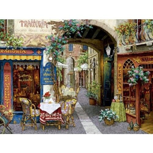 A25378 11CT/14CT/18CT/25CT/28CT night snowing patterns Counted Cross Stitch DIY Cross Stitch Kits Embroidery Needlework Sets
