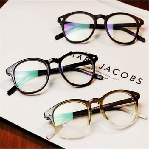 Vintage Computer Eye Glasses White Frame Men Women Myopia Eyeglasses Fashion Optical Black Frame Plain Mirror Armacao De Oculos