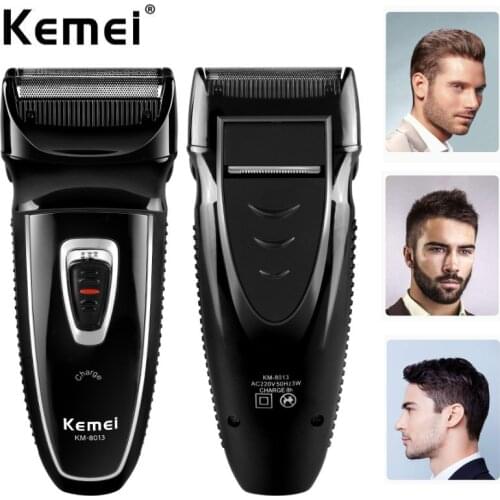 KEMEI 2 Heads Rechargeable Electric Shaver Reciprocating Electronic Shaving Machine Rotary Hair Trimmer Face Care Razor KM-8013