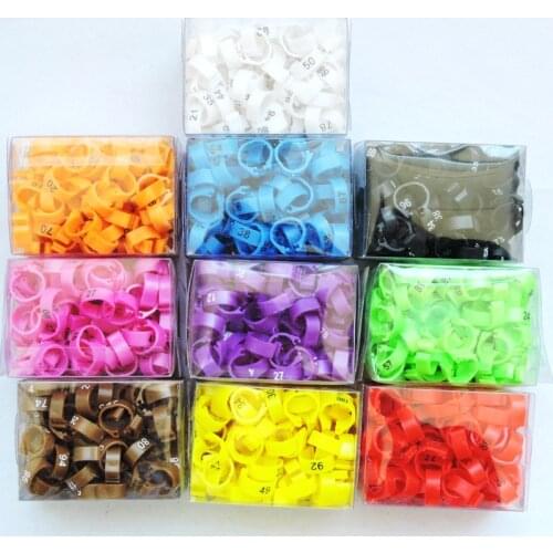 Pigeon Leg Bands Poultry Dove Bird Parrot Clip Rings Band Foot Ring Pigeon Supplies Bird Appliances Inner Diameter 8mm 100 Pcs