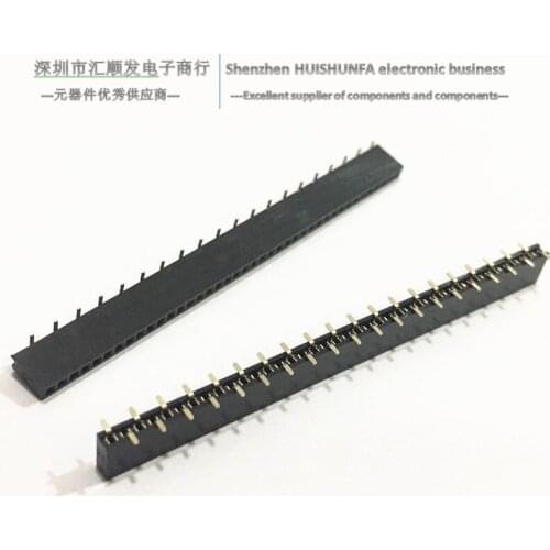 1.27mm connector SMT single row vertical patch dislocation single row needle row mother seat 1*40P