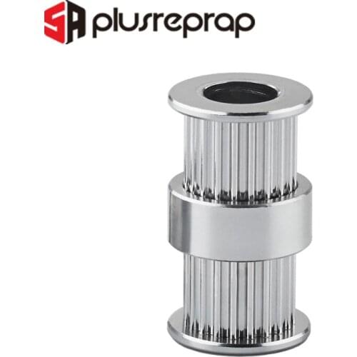 GT2 Timing Driving Pulley Double Pulley 8mm or 5mm Shaft 20 Teeth For Ultimaker 2 UM2 DIY REPRAP 3D Printer Parts