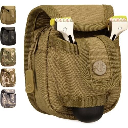 Outdoor Tactical Sports Steel Ball Package Nylon Slingshot Bag Hunting Molle Bags Hunting Bag Accessories