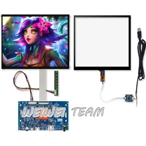 9.7 Inch 2K For I pad3/4 LCD Module 2048*1536 LP097QX1 SPA1 SPC1 IPS Retina Monitor Screen +Touch Panel Driver Board RPI Display