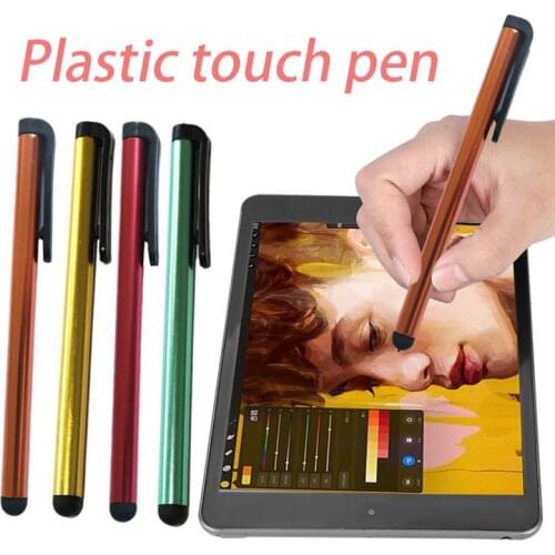 1pc Mobile Phone Strong Compatibility Touch Screen Stylus Ballpoint Metal Handwriting Pen Suitable For Xiaomi Tablet For Iphone