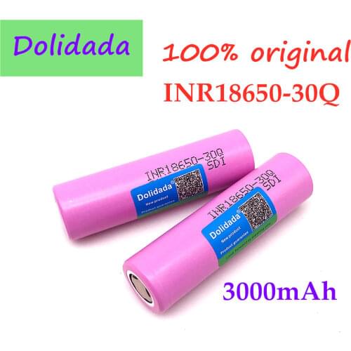 40PCS 100% original New for INR 18650 battery 3.7V 3000mAh INR18650 30Q li-ion Rechargeable Batteries