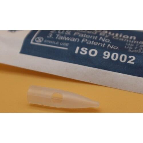100Pcs 5RL Sterilized Tattoo Tips Permanent Makeup Needles Caps For BioTouch Drangon/Mosaic/Merlin Tattoo Eyebrow Lip Machine