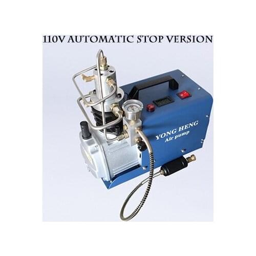 2 compressors Version 110v automatic stop with american standard connection