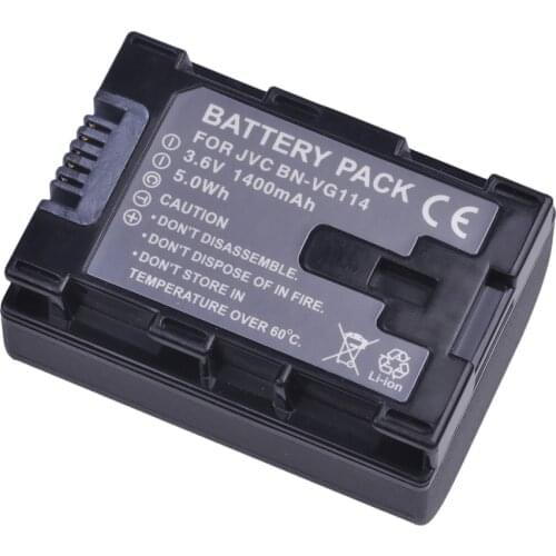 1pc Battery BN-VG114 VG114 BN VG114 Camera Li-ion Battery for JVC BN-VG107 BN-VG107U BN-VG108U BNVG121 BN-VG114U BN-VG114US