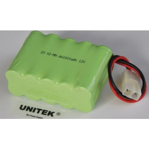 1-4PCS 12V AA rechargeable Ni-Mh battery pack 1000mah 2A ni-mh nimh baterias cell for toys emergency light cordless phone B