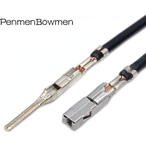 1.5MM Auto Crimp Terminal Male Female Fci Tyco Elcetric Wire Connector Loose Pins Of 211cc2s1120 211cc2s1160p With 20AWG Cable