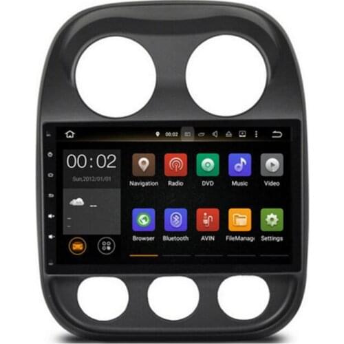 Android10 Car GPS navigation Car No DVD player For JEEP Compass Patriot Radio 2009-2020 multimedia radio tape recorder head unit