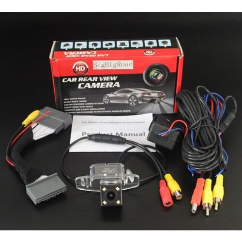BigBigRoad For Honda Civic FB EXI 2011~2016 Car Back Up Reverse Camera Rear View Camera Sets / RCA & Original Screen Compatible