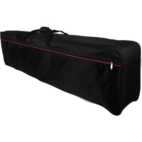 Portable 88-Key Keyboard Electric Piano Padded Case Gig Bag Oxford Cloth (Bag Webbing Color Random Delivery )