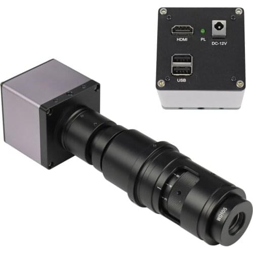 Full HD 1080P 60FPS HiSilicon 3516A Sensor Industrial Electronic Video Microscope HDMI-compatible Magnifier for Welding Repair