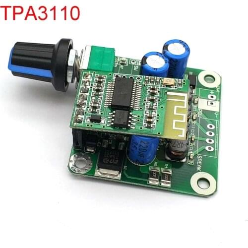 Bluetooth 4.2 TPA3110 15W+15W Digital Stereo Audio Power Amplifier Board Module 12V-24V Car For USB Speaker,Portable Speaker