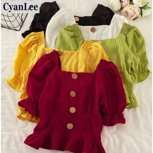 CyanLee Short Sleeve Shirts For Women