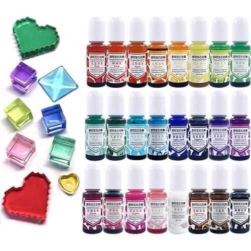 DIY 10ML Epoxy Resin Diffusion Pigment Epoxy Resin Pigment alcohol ink Liquid Colorant Dye Ink Diffusion Resin Jewelry Making