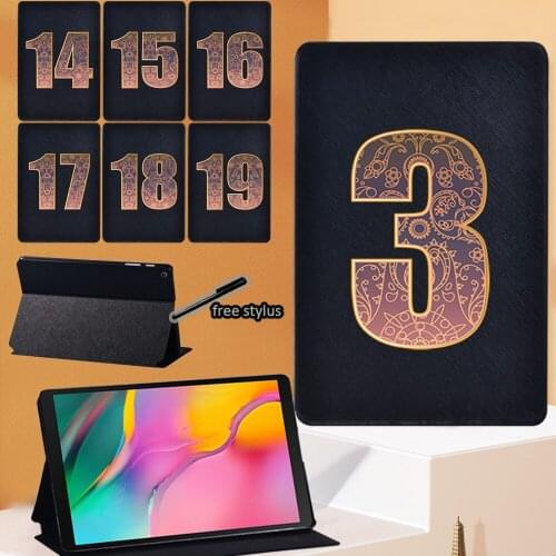For Samsung Galaxy Tab A7 10.4"/S6 Lite 10.4/Tab A 8.0/Tab A A6 7.0/A6 10.1/E 9.6"/Tab S5e 10.5" Tablet Folding Stand Cover Case