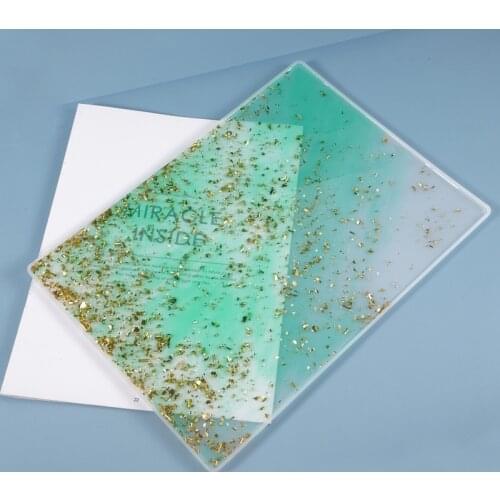 Writing Board DIY Crystal Epoxy Mould Rectangle Decorations Handcraft Soap Mold Silicone Form Resin Mold Silicone Molds For Soap