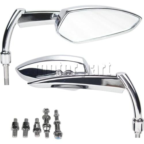 Motorcycle Rearview Side Mirrors For Harley Dyna Street Electra Glide Road King Heritage Softail Fatboy Sportster 1200 883