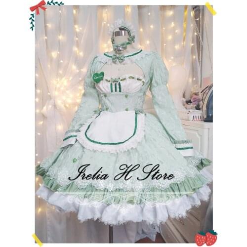 Custom made/size Anime Cosplays Nekopara Chocolat Vanilla Cosplay costume Maid dress female